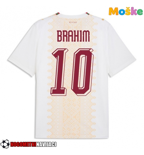 Moške Nogometnih dresov Maroko Brahim Diaz #10 Gostujoči SP 2026 Kratki rokavi Moške Nogometnih dresov Maroko Brahim Diaz #10 Gostujoči SP 2026 Kratki rokavi